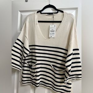 Zara Stripped Knit Sweater